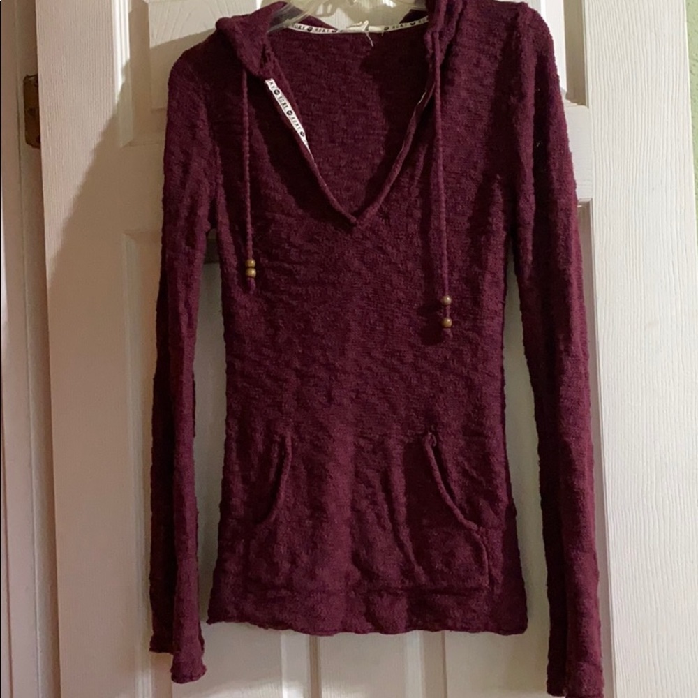 Light weight hooded sweater
